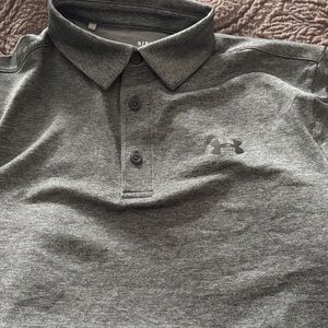 Under Armour Men's Gray Polo Shirt
